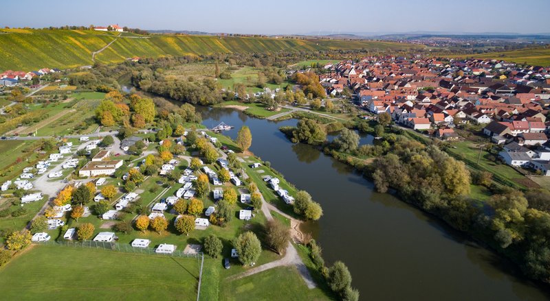 Ausblick aus den Weinbergen um Volkach